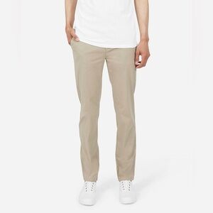 Everlane Men’s Tan The Midweight Slim Chino Khaki Pants Size 32 Great Condition
